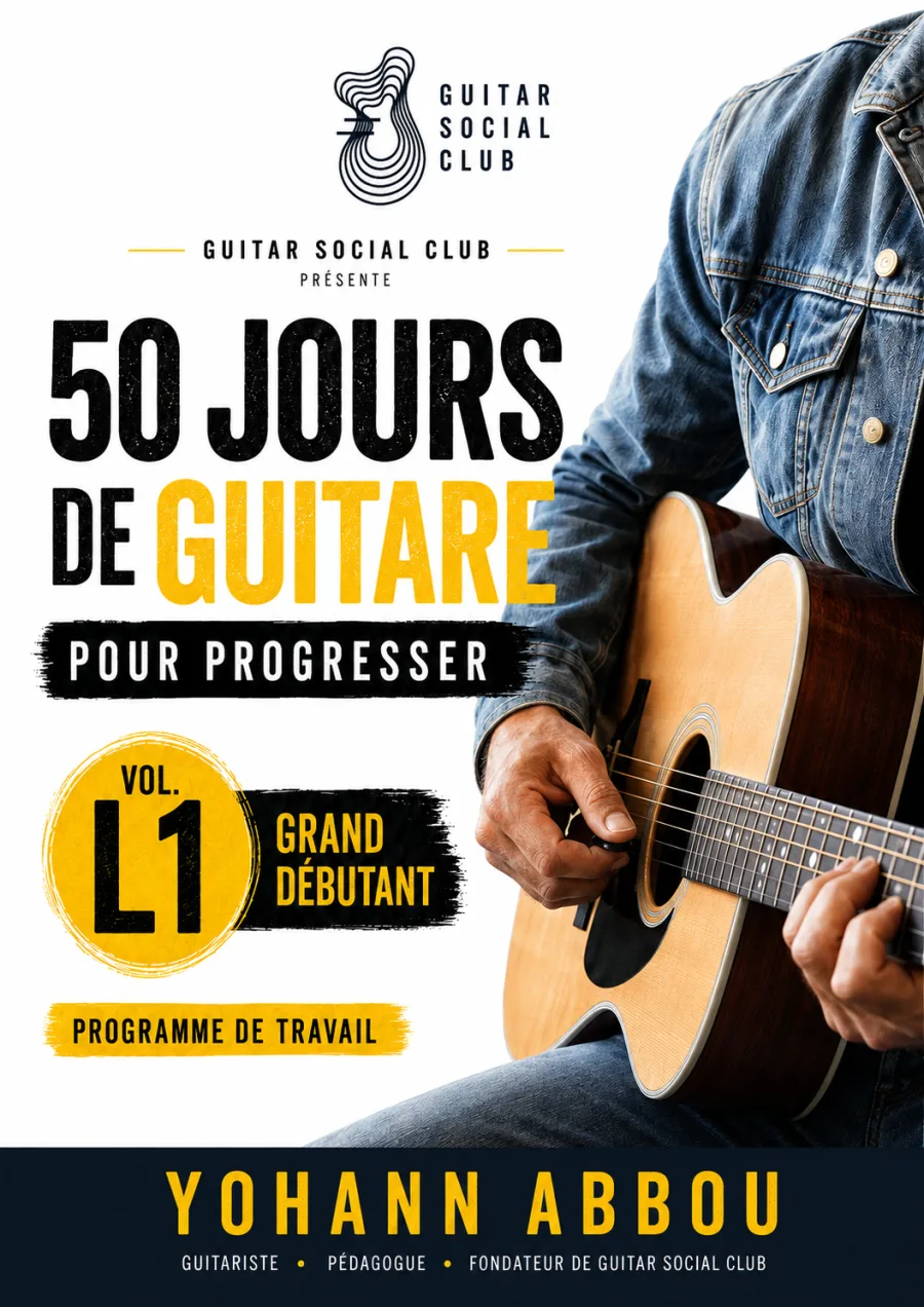 Bundle Gold 50 jours de guitare pour progresser collection complète L1 à L8
