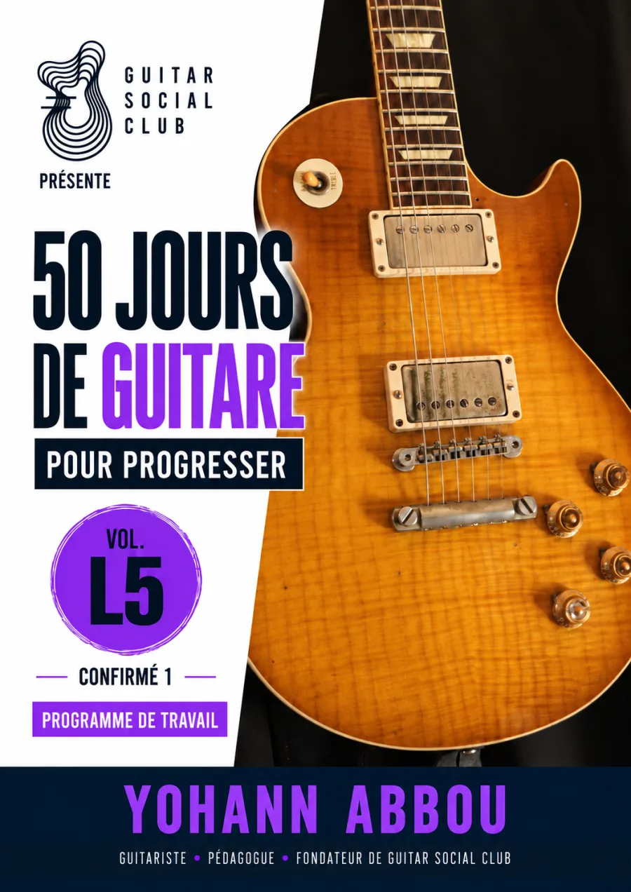 Bundle Argent 50 jours de guitare pour progresser niveaux L5 à L8
