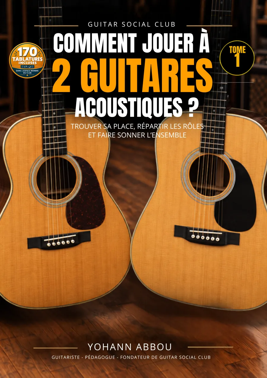 Livre Comment jouer à 2 guitares ? : Contenu structuré pour progresser vite : notions essentielles, exercices guidés et repères concrets pour appliquer immédiatement la méthode en pratique réelle. pour progresser à la guitare avec une méthode claire