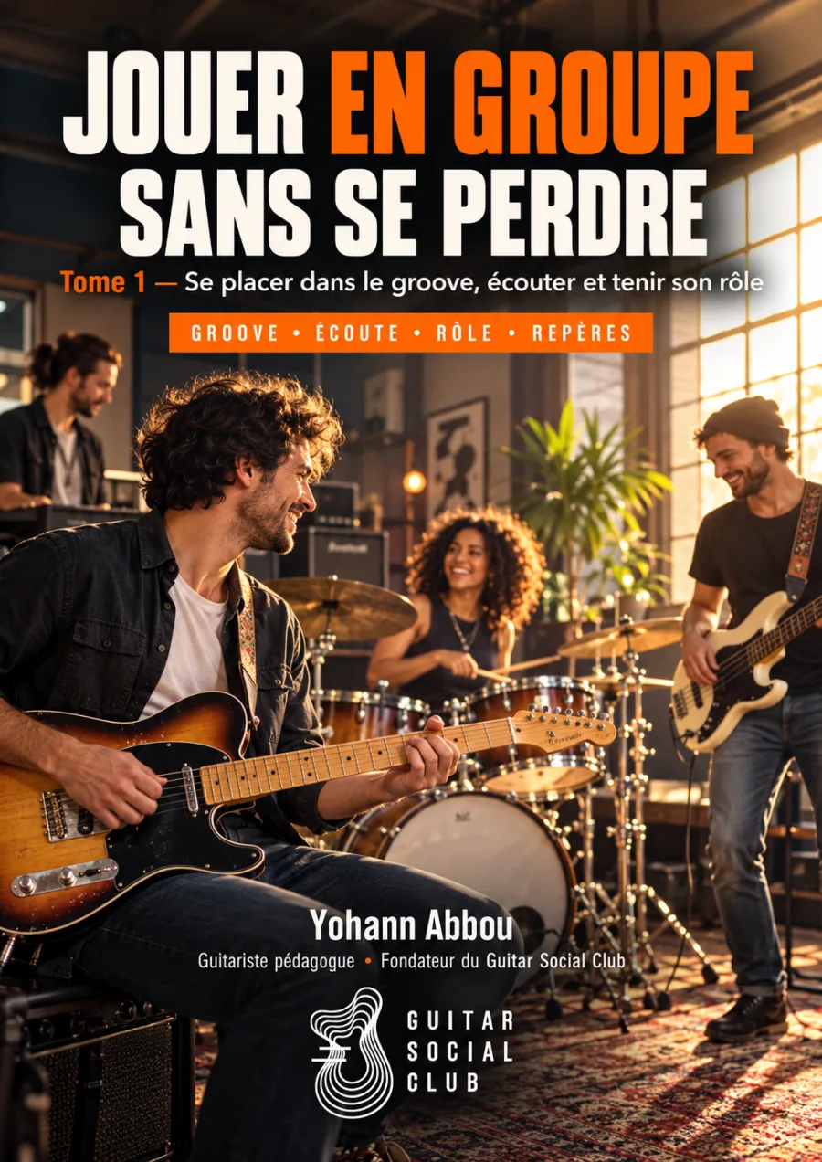 Couverture du bundle Jouer en groupe sans se perdre avec deux volumes pour apprendre à trouver sa place et rester fiable en groupe