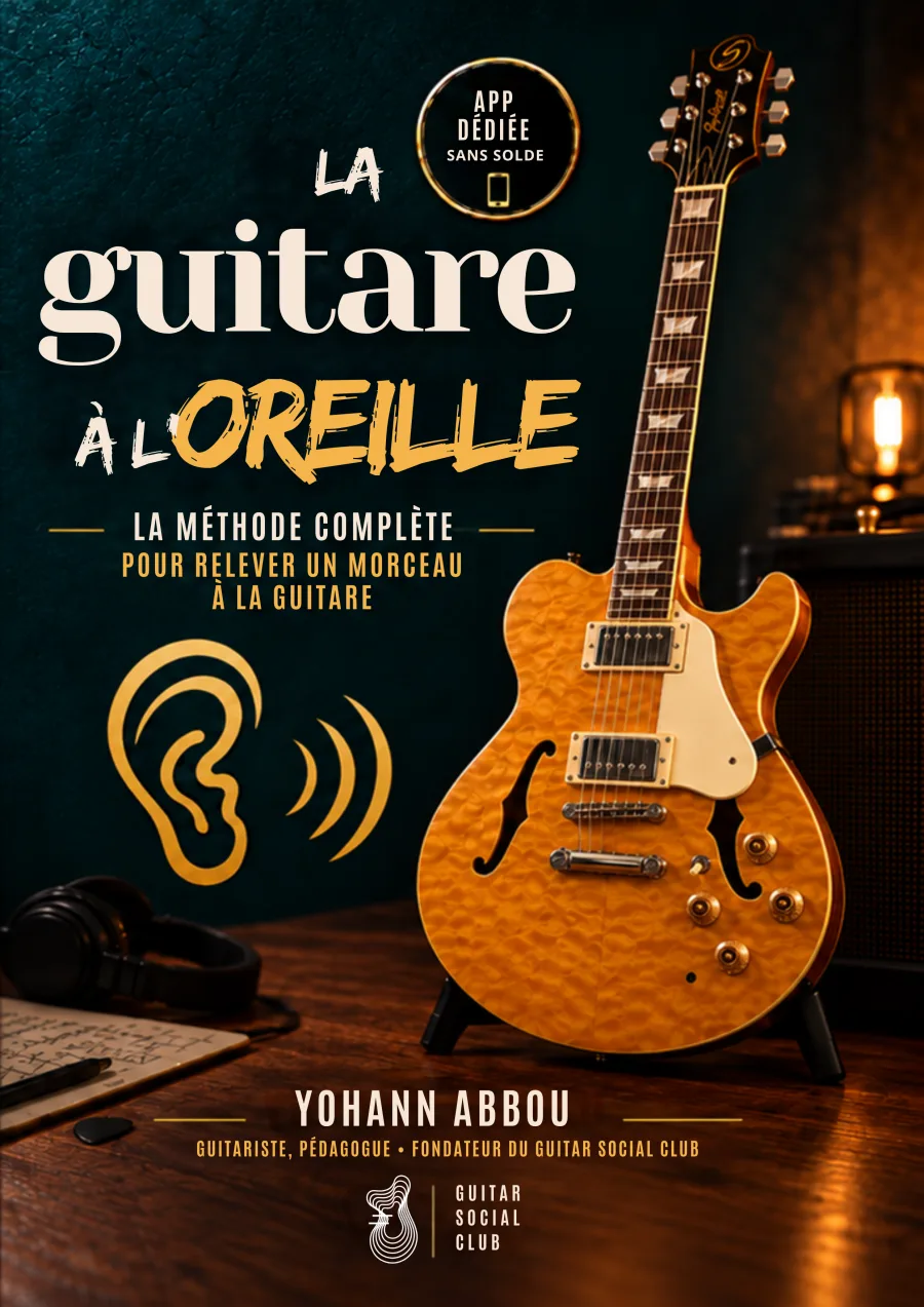 La guitare à l’oreille - Tome 1 : visuel principal de la page produit, présentation claire de l'élément et de son usage guitare.